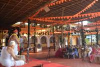 Kirtan on Sri Ram Rajyabhishek by Dharmapracharaka - SCM, Dr. Chaitanya Gulvady. (Pic Courtesy Shri Dinesh Karkal)